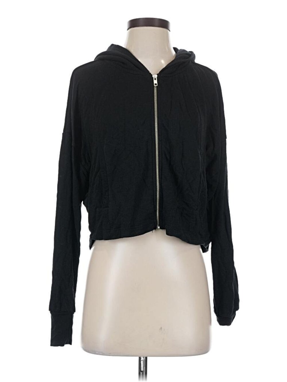 WILDFOX Zip Up Hooded Sweatshirt
